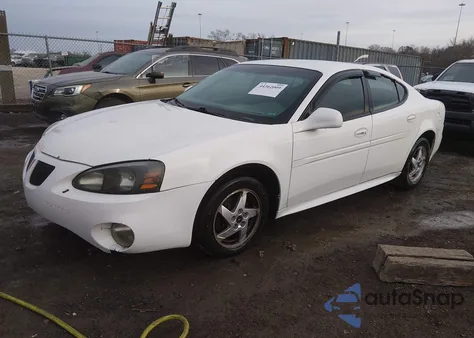 2004 Pontiac Grand Prix Gt1 from USA, damaged, VIN 2G2WP522641299624